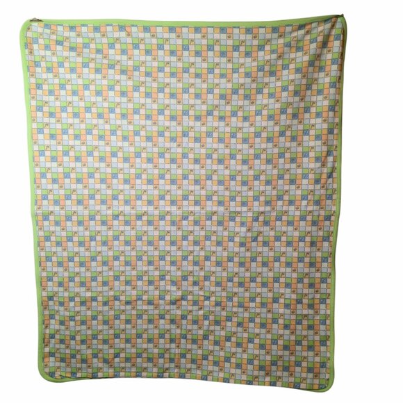 Vintage Gymboree Bee Grasshopper Dragonfly Lovey Security Blanket HTF 34" X 31" - Picture 4 of 10